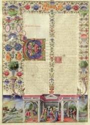 The Beginning of the Book of Ecclesiastes, from the Borso d